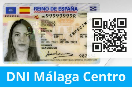 Si necesitas obtener o renovar tu DNI en Málaga Centro