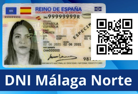 Para obtener el DNI en Málaga Norte